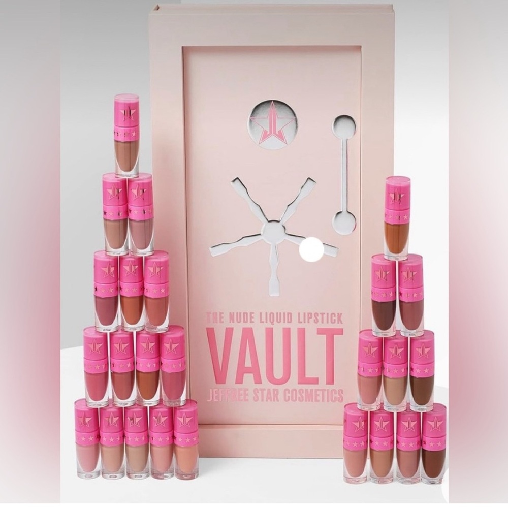 JEFFREE STAR THE NUDE LIQUID LIPSTICK VAULT NEW
